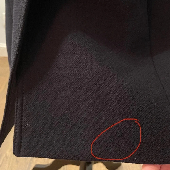 J Crew Metro Double Cloth Thinsulate Coat Navy 6 - Picture 6 of 11